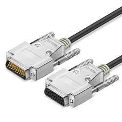 Cable DB26 macho hembra extensión triple fila Tornillos personalizados