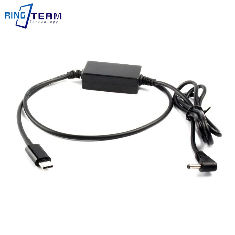 Cable macho PD de carga rápida tipo C a CC 3,0*1,1mm para acoplador CC DR-E5/E8/E10/E12/E15/E17 - imagen 2