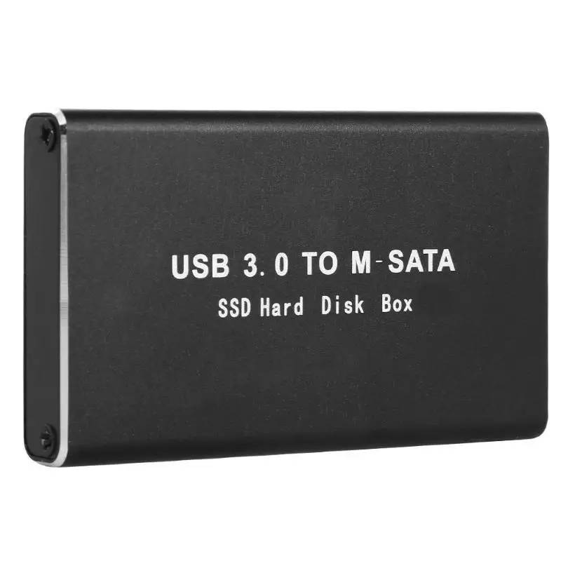 Mini carcasa de disco duro SSD, adaptador USB 3,0 a mSATA, aleación de aluminio, externo, HD - imagen 4