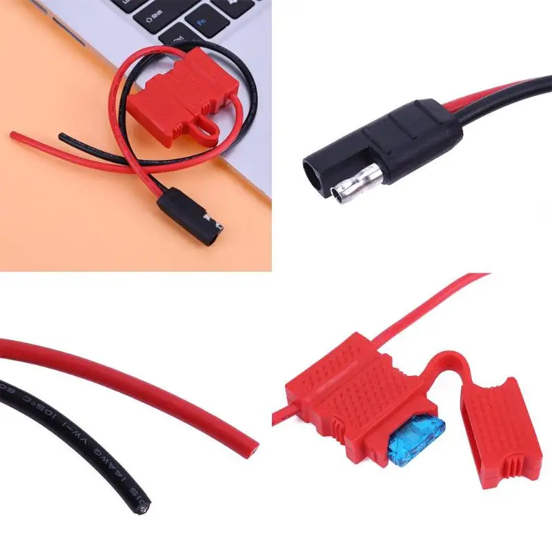 Cable de alimentación con fusible para Motorola Mobile Radio, CDM1250, GM360, CM140, GM3188, GM3688, GM1280, GM140, PRO3100, CDM750, GR400 - imagen 3