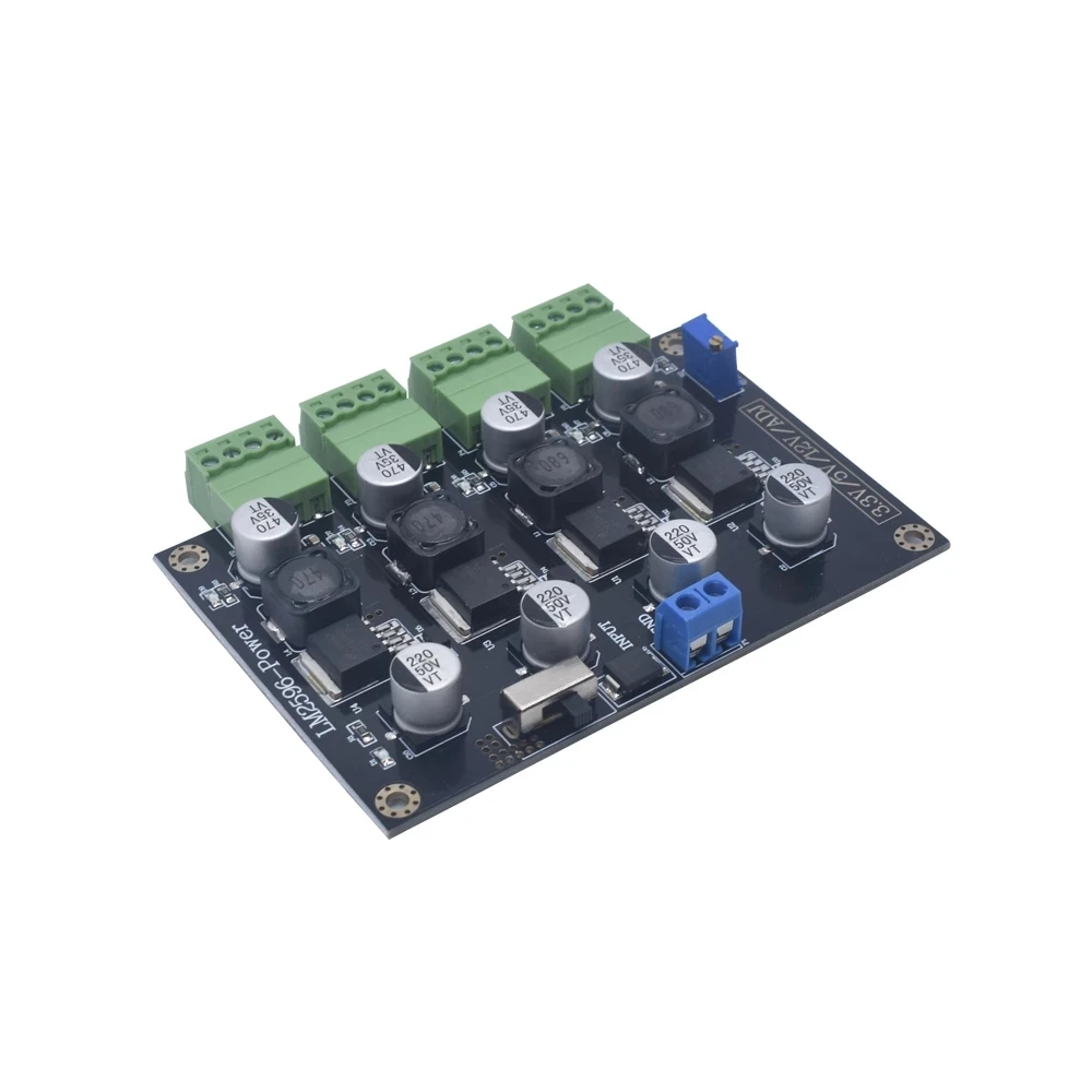 Fuente de alimentación conmutada multicanal LM2596, módulo de fuente de alimentación de salida de voltaje ajustable de 3,3 V/5V/12V/ADJ - imagen 2