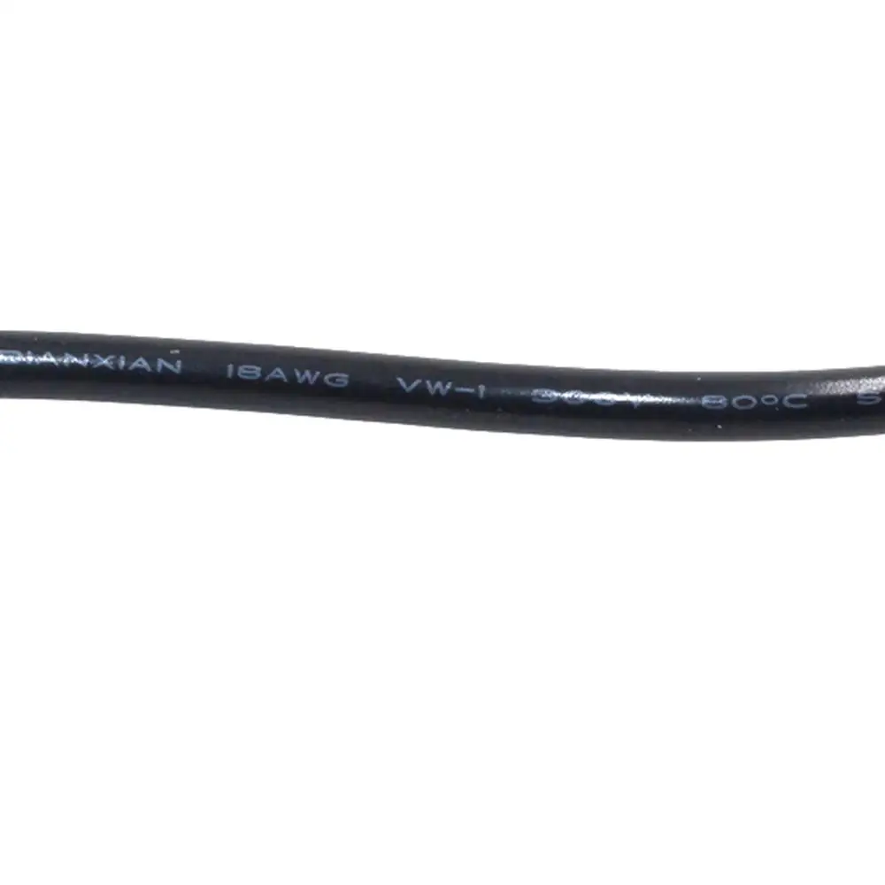 18AWG DC enchufe de alimentación 5,5x2,1mm macho a 5,5x2,1mm macho CCTV Cable conector adaptador 12V 10A cables de extensión de alimentación 0,5 m/1,5 m - imagen 4