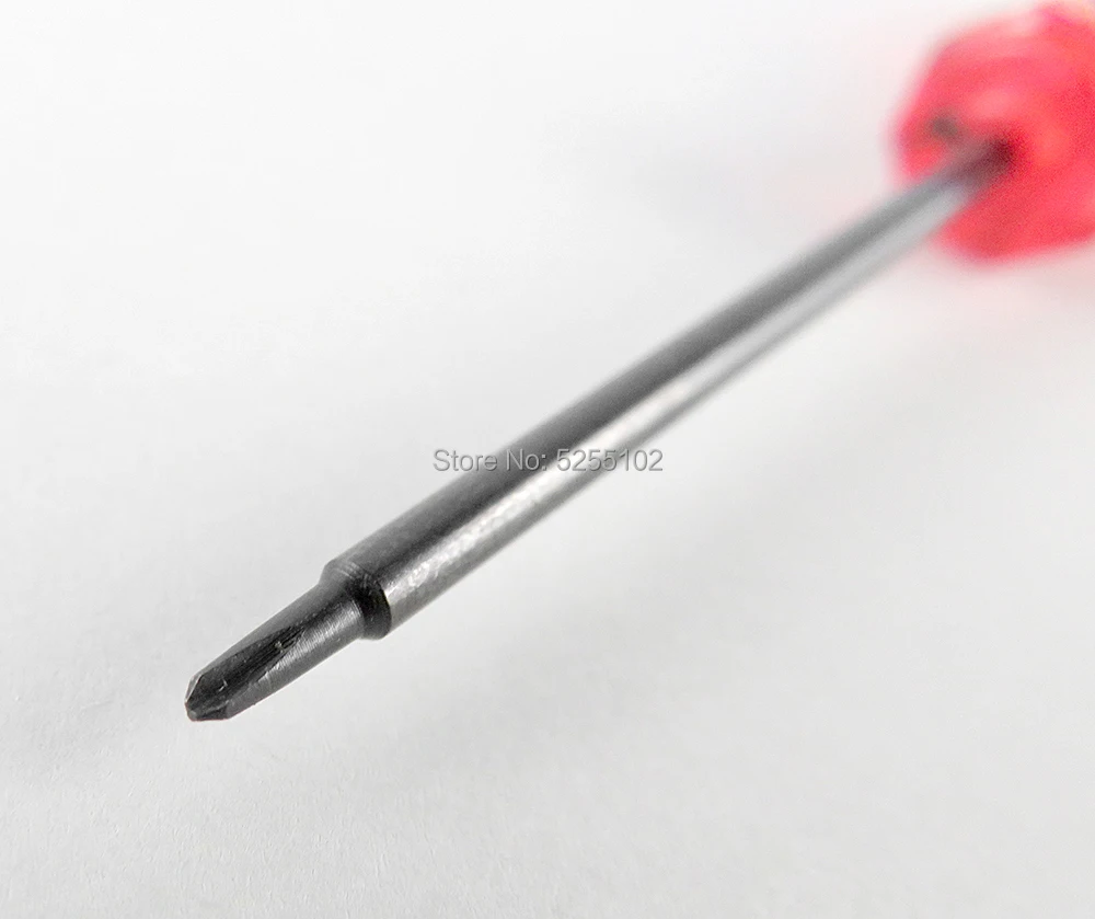 100 Uds para NS Switch Joy Con PSP GBA DS 3DS XL 1,5mm Tri ala Phillips destornillador Y herramienta de accionamiento de tornillo 1,5 MM Y destornillador rojo - imagen 5
