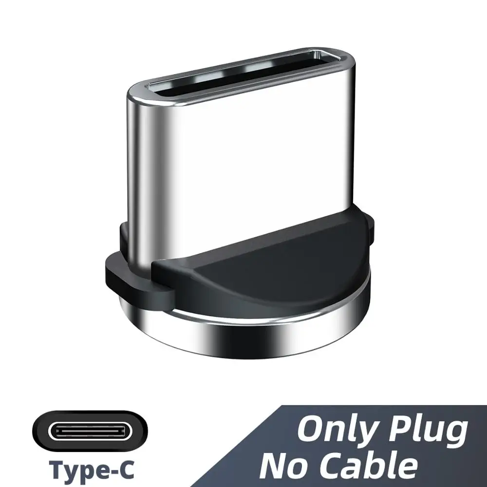 Adaptador de Cable de carga magnético de 2 pines, conector magnético Micro USB tipo C, enchufes antipolvo para teléfono móvil - imagen 2