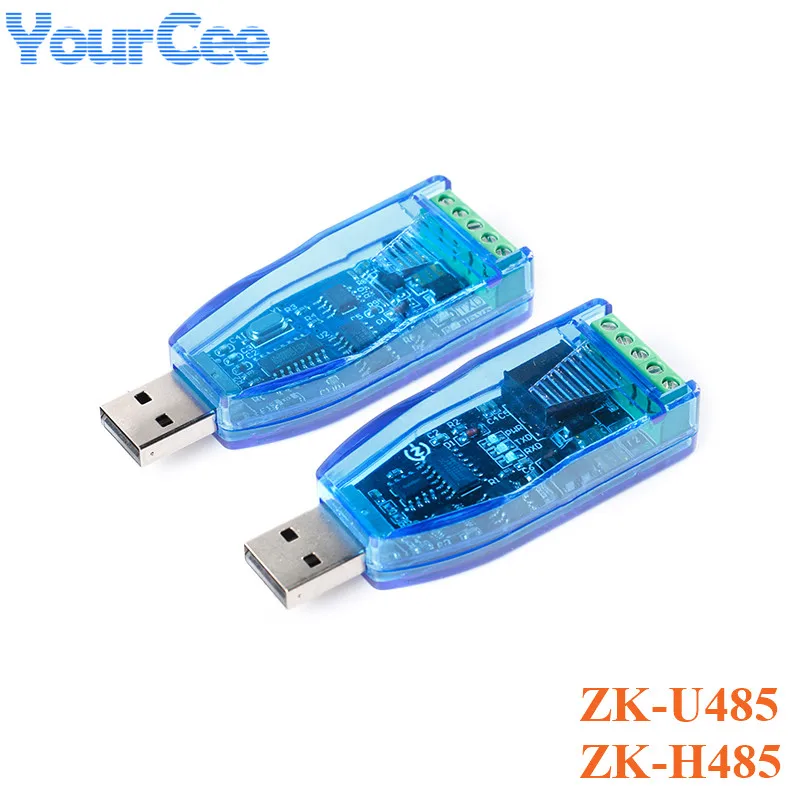 ZK-U485 ZK-H485 Convertidor Industrial USB a RS485 Compatibilidad del convertidor Módulo de placa conector de RS-485 estándar