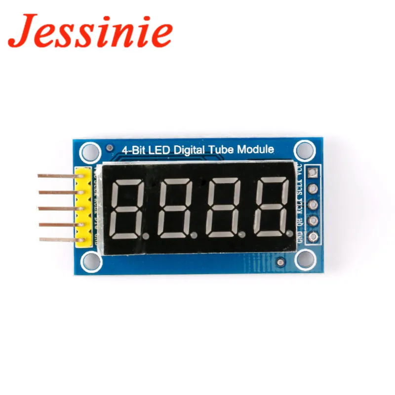 Módulo de Control de pantalla LED de tubo Digital MAX7219 TM1638, 4, 8 bits, para Arduino, 3,3 V, 5V, placa de controlador de microcontrolador de matriz de puntos - imagen 4