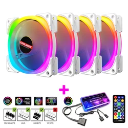 Coolmoon SJ201 Kit Ventiladores RGB Aura Sync Silenciosos