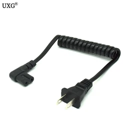 Cable de alimentación NEMA 1-15P a IEC C7 Retráctil Compacto