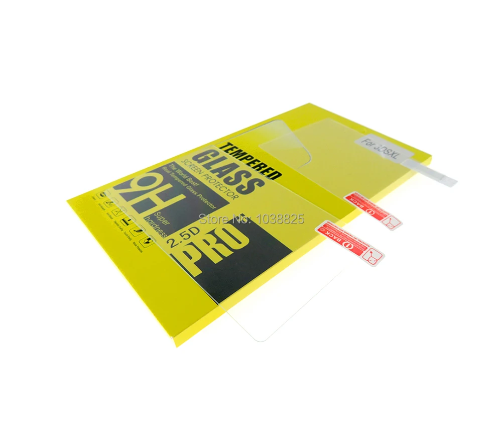 Protector de pantalla LCD de vidrio templado superior + película protectora de cubierta completa transparente PET inferior para Nintendo 3DS XL/LL 3DSXL/3DSLL - imagen 5