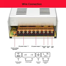 Fuente Alimentación SMPS 12V LED 400W – Transformador AC DC