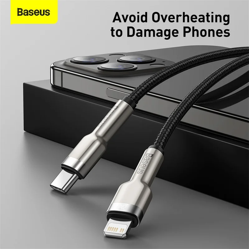 Baseus-Cable USB tipo C para móvil, cargador de carga rápida de 18W, PD, 20W, para iPhone 12, 11 Pro Max, X, Xr, Xs, iPad - imagen 5