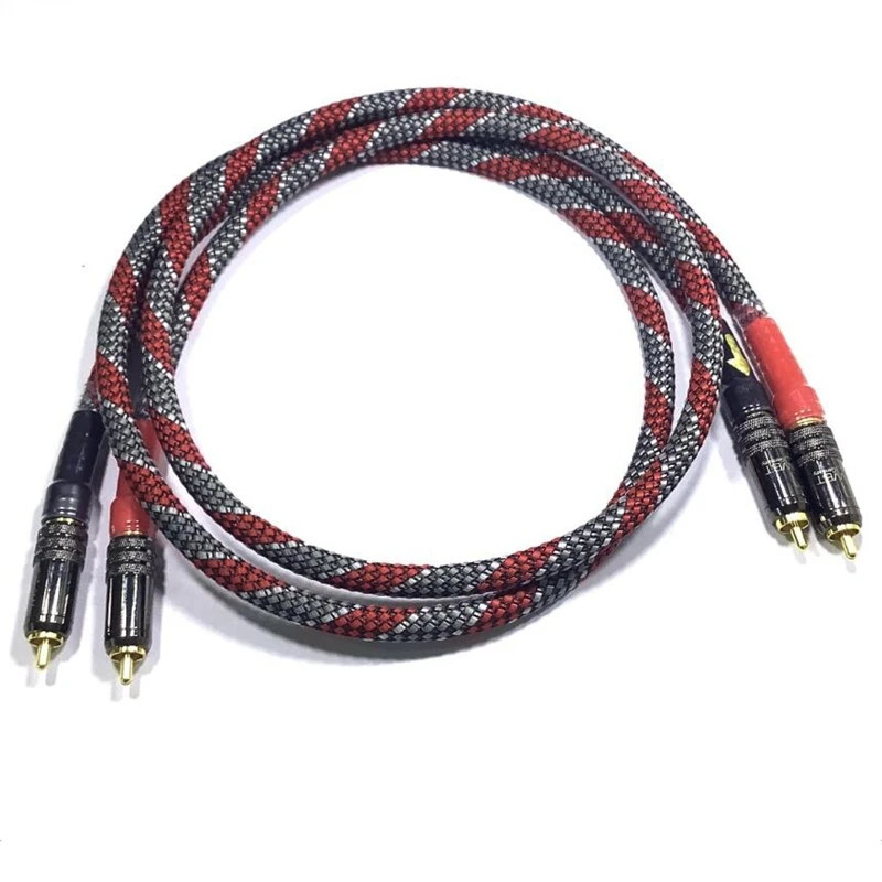 Cable HIFI RCA 4 Core Plateado OCC - imagen 2