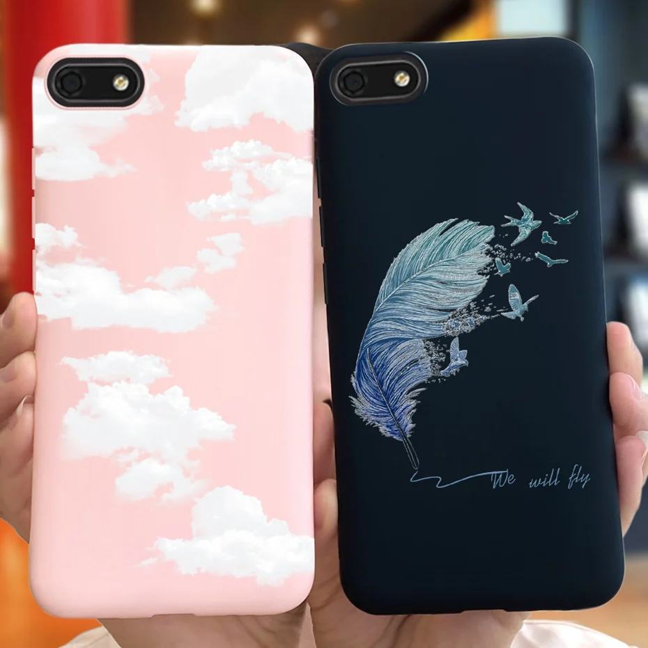 Funda para Huawei Y5 2018, carcasa de silicona suave pintada, colorida, para Y5 Lite 2018, Y5 Y 5 Prime 2018, DRA-LX5 - imagen 4