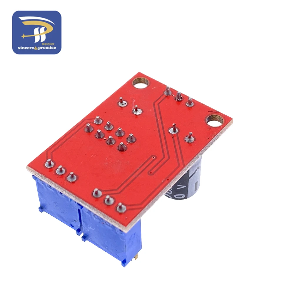NE555 módulo ajustable de ciclo de trabajo de frecuencia de pulso, generador de señal de onda cuadrada para Arduino, Kit de bricolaje, Motor paso a paso, 10kHz -200kHz - imagen 4