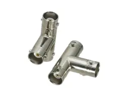 Conector BNC Hembra Divisor T 2 Puertos – Adaptador RF Coaxial