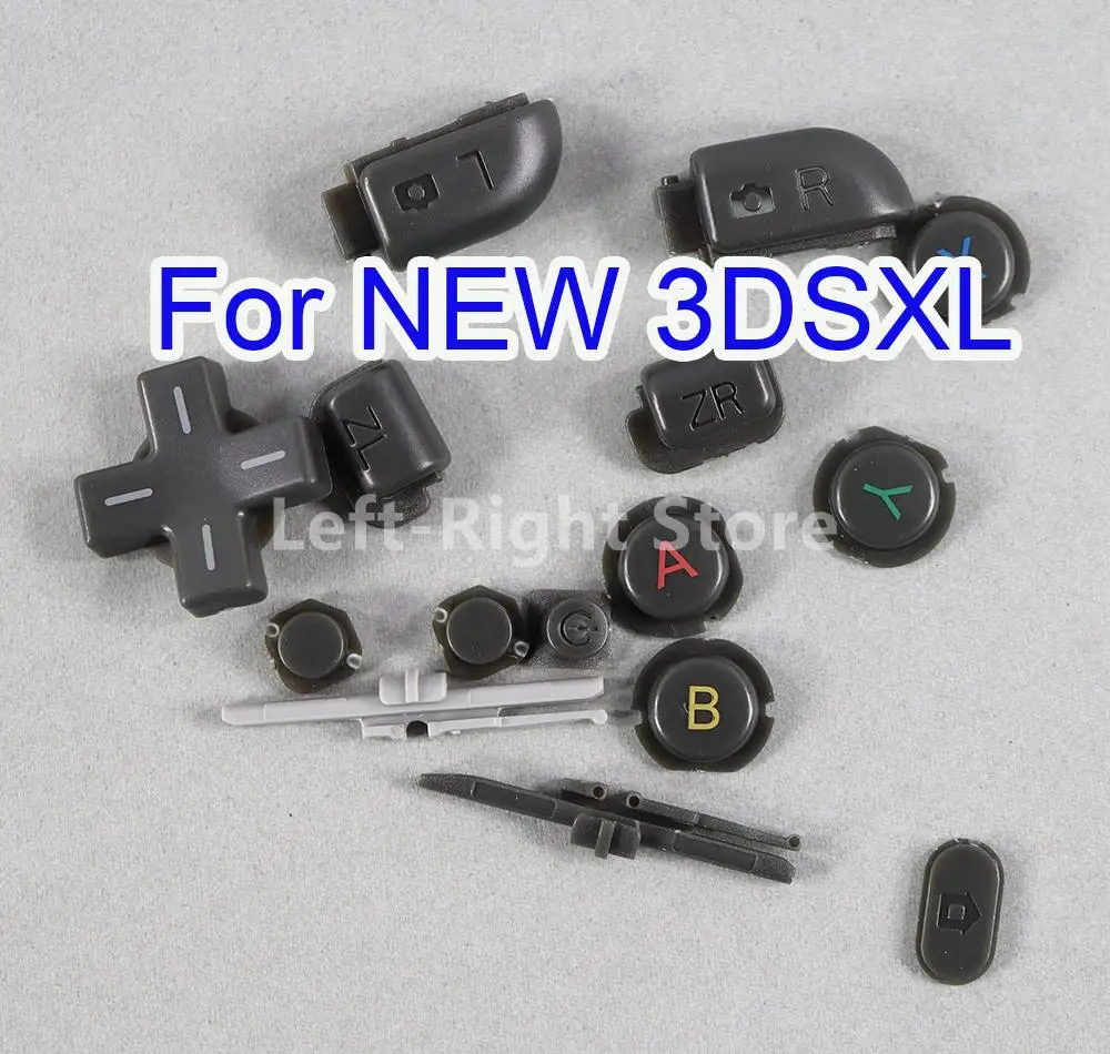 2 juegos para Nintendo nuevo 3DS XL/nuevo 3DS LL 2015 nueva versión D Pad para Nintendo nueva consola 3DSXL A B X YButton botones de encendido para el hogar