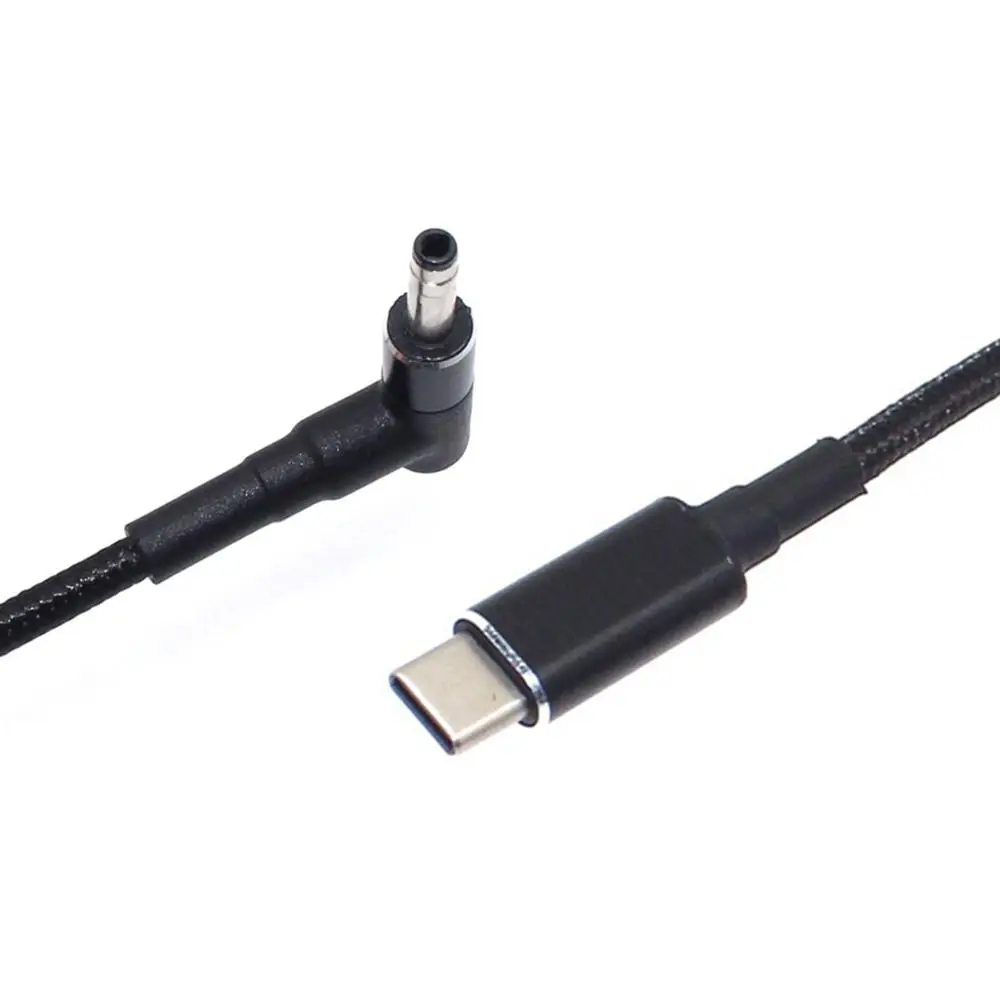 100W USB C tipo C macho a DC4.0 X 1,7mm macho PD Cable adaptador de conector de cargador para Xiaomi RedmiBook 14 para Lenovo 1,8 m - imagen 3