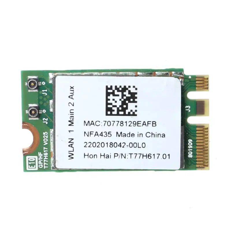 Tarjeta adaptadora inalámbrica, accesorio para QCA9377, QCNFA435, 802.11AC, 2022G/5G, WIFI, WLAN, novedad de 2,4