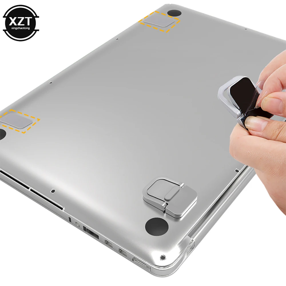 Soporte de aluminio para teclado de ordenador portátil, soporte elevador para Macbook Air/Pro, 10-18 pulgadas, Pc - imagen 3