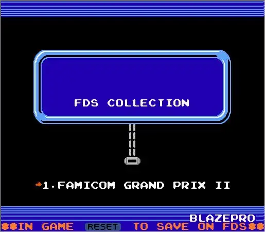 Cartucho de juego F@micom Grand Prix II 3D Hot Rally japonés (emulado FDS) para consola FC - imagen 2