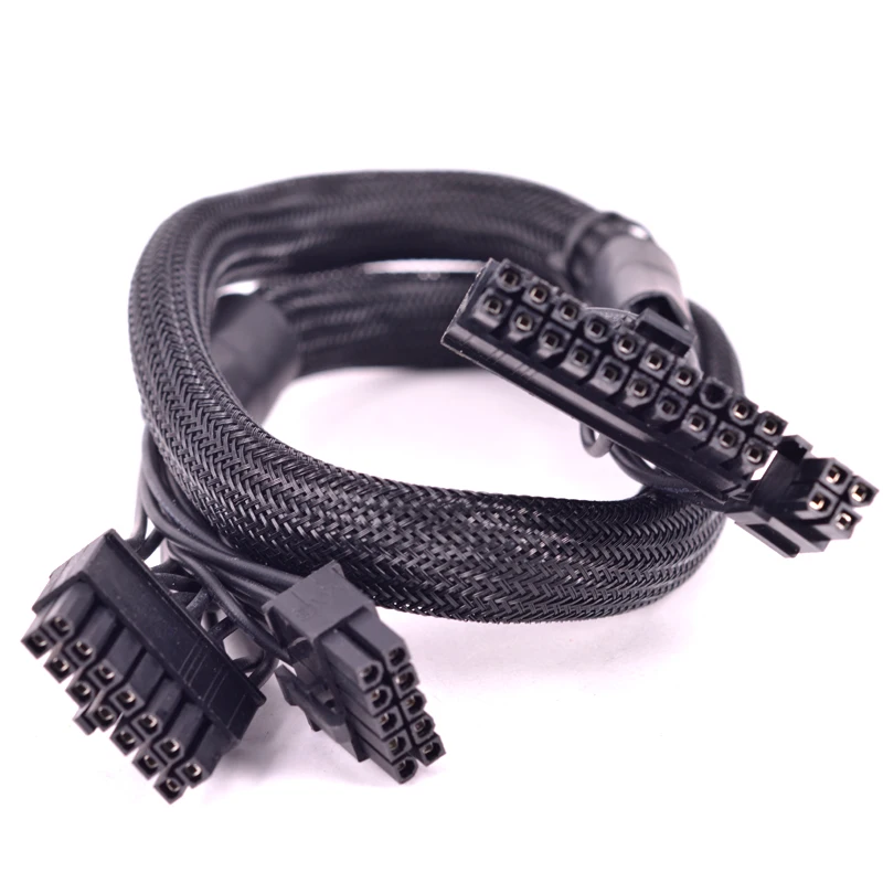 Cable de fuente de alimentación ATX de 14 pines, 10 pines a 24 Pines, tipo 3, 20 + 4 pines, manguito de placa base PSU para Corsair HX1200i, HX1000i, HX850i, HX750i - imagen 5