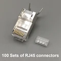 100Sets RJ45