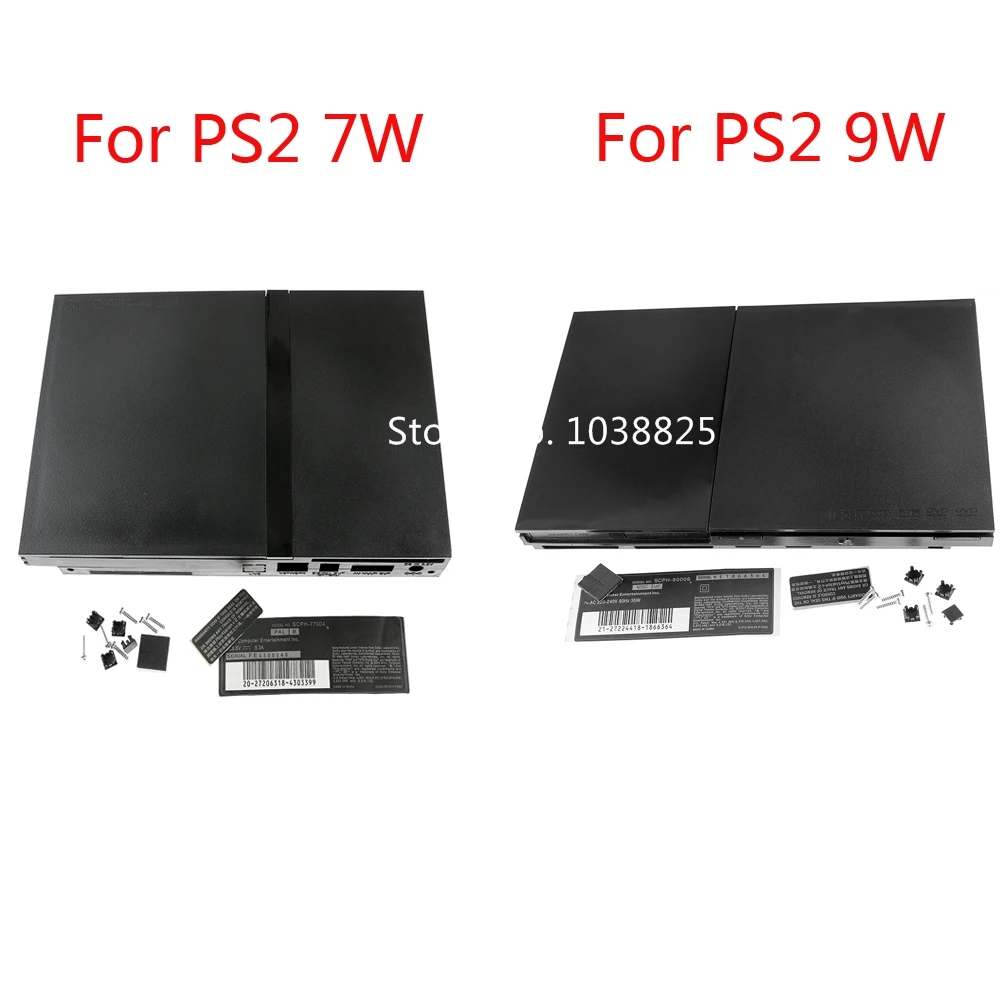 Carcasa completa para consola PS2, carcasa con pegatina para consola PS2, 3W, 30000, 70000, 7000X, 7W, 9W, 9000X, 90000, 9W - imagen 2
