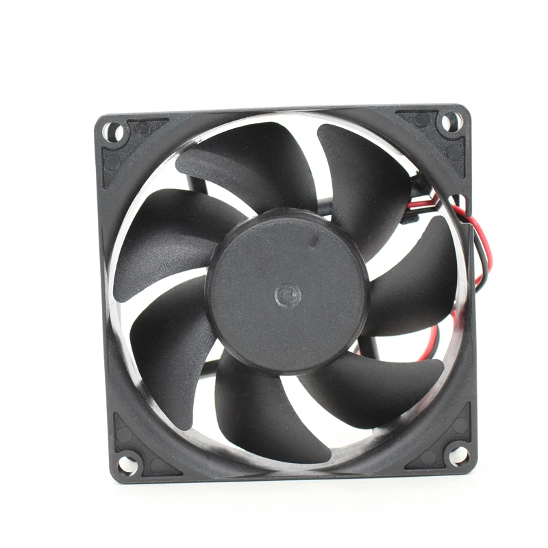 EE80251B1-000C-A99-ventilador de refrigeración silencioso de doble bola, 12V, 8025, 8CM, original, nuevo - imagen 2