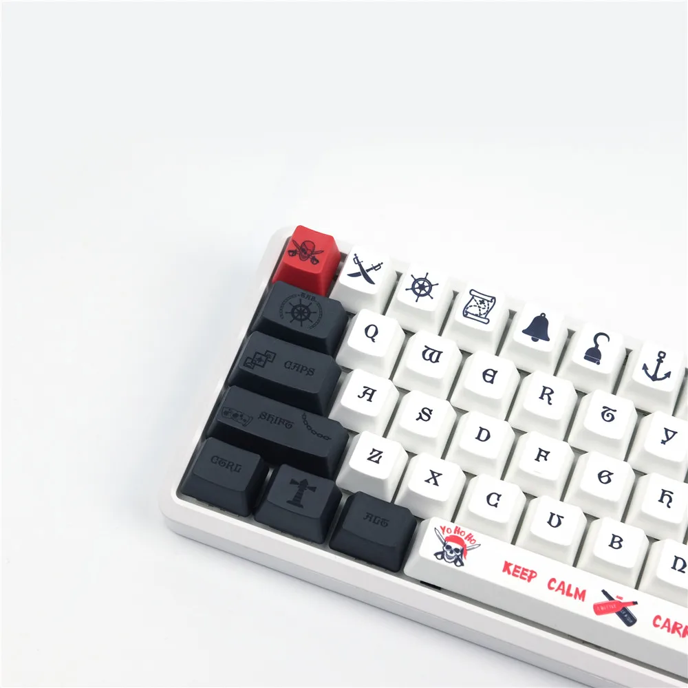 Juego de teclas con temática Voyage, teclas subcama con tinte PBT para teclado mecánico MX Switch GK61 XD60 104 IKBC, 1 Juego - imagen 2