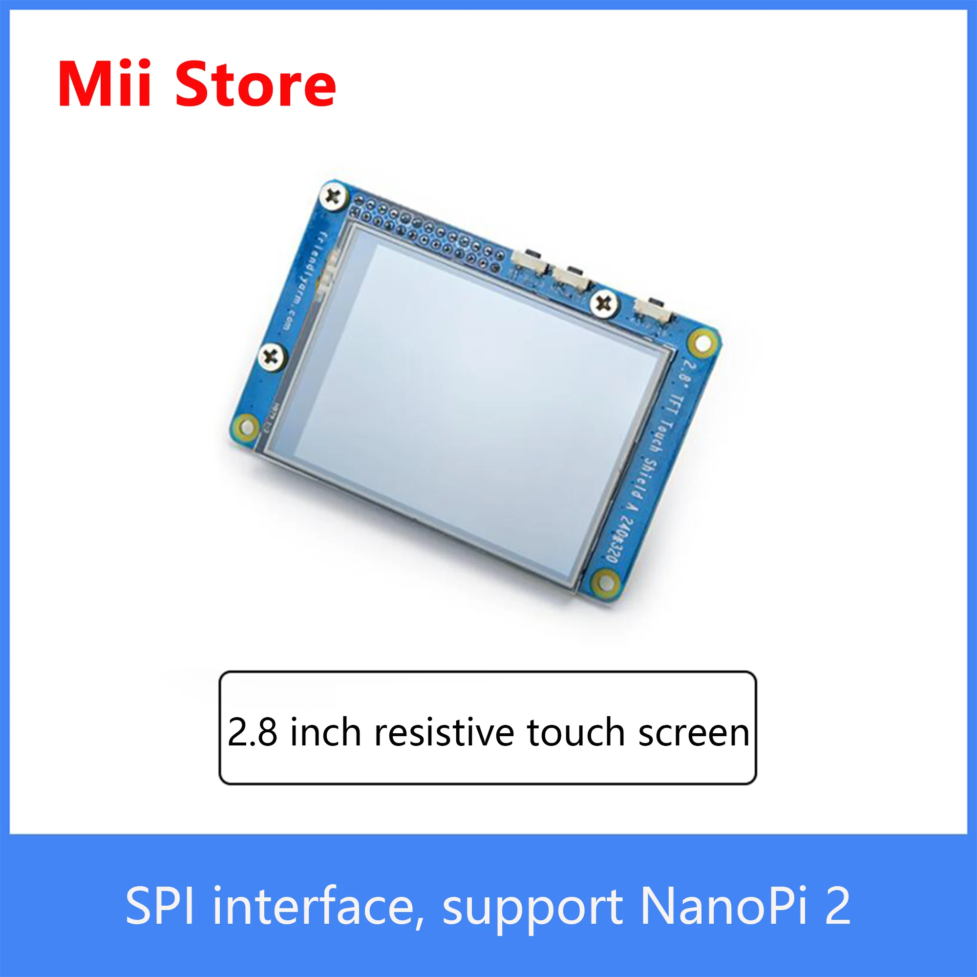 Compatible con interfaz TFT SPI de pantalla táctil resistiva de 2,8 pulgadas NanoPi 2 - imagen 2