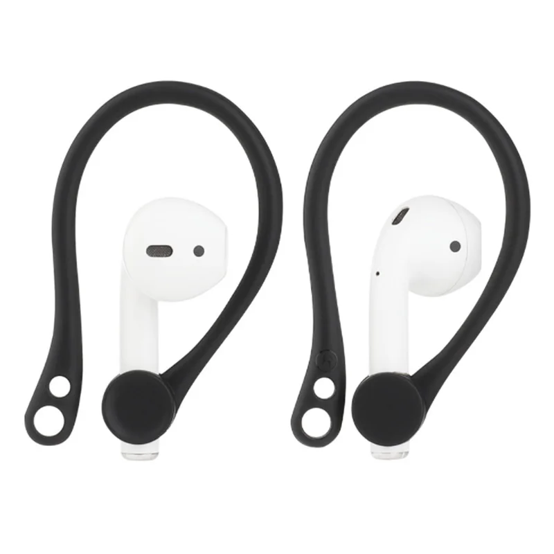 Mini ganchos para auriculares inalámbricos con Bluetooth, anticaída, Protector de auriculares deportivo, gancho para la oreja antipérdida para Air-pods 1 y 2, 2 uds.