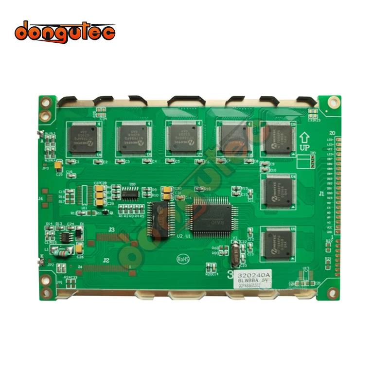 Pantalla LCD 320240 de 5,7 pulgadas 320*240 LCM 320240A controlador RA8835 160*109mm amarillo verde 5V