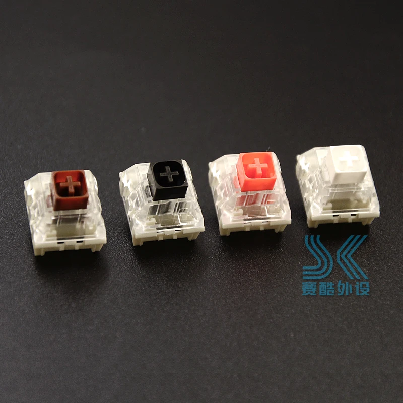 Kailh box-Interruptor de teclado mecánico, dispositivo de bricolaje RGB SMD, Negro, Rojo, marrón, blanco, a prueba de polvo, IP56, impermeable, Compatible con Cherry MX - imagen 2
