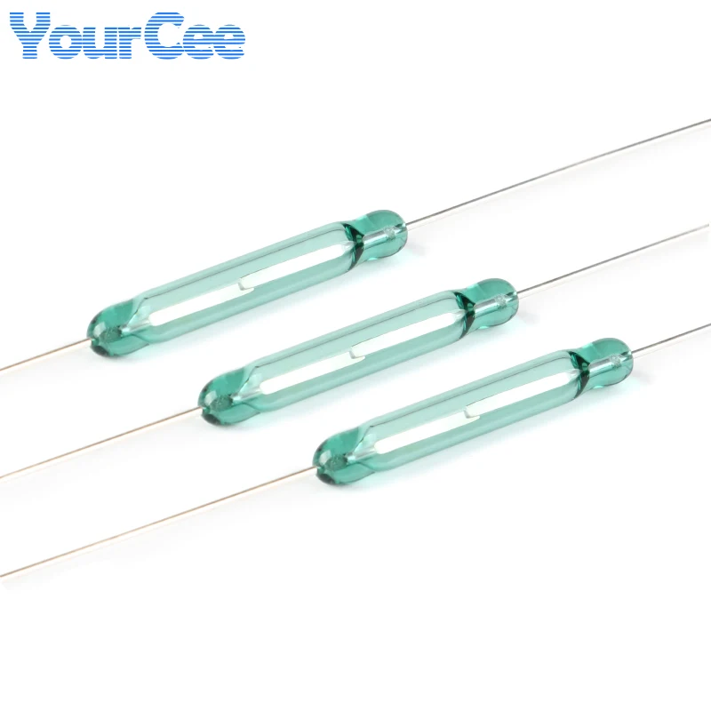 Sensor de interruptor de lengüeta, 4x28mm, Sensor normalmente abierto, NO 4x28mm, interruptor magnético, 20 piezas/2 uds. - imagen 2