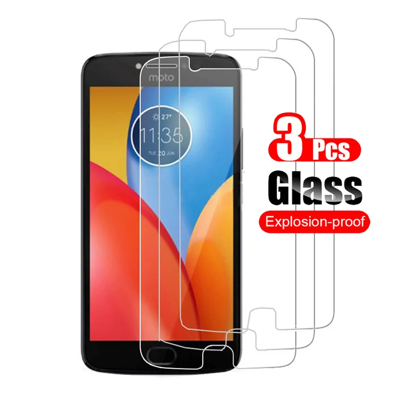 3 uds vidrio templado para Motorola Moto E4 E 4 Plus Protector de pantalla para Moto E4 Plus protector endurecido