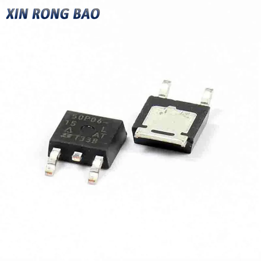 10 Uds SOT SUD50P06-15 TO-252 SUD50P06 50P06 TO252 SUD50P06-15L SOT SUD50P06-15L-E3 componentes electrónicos duraderos