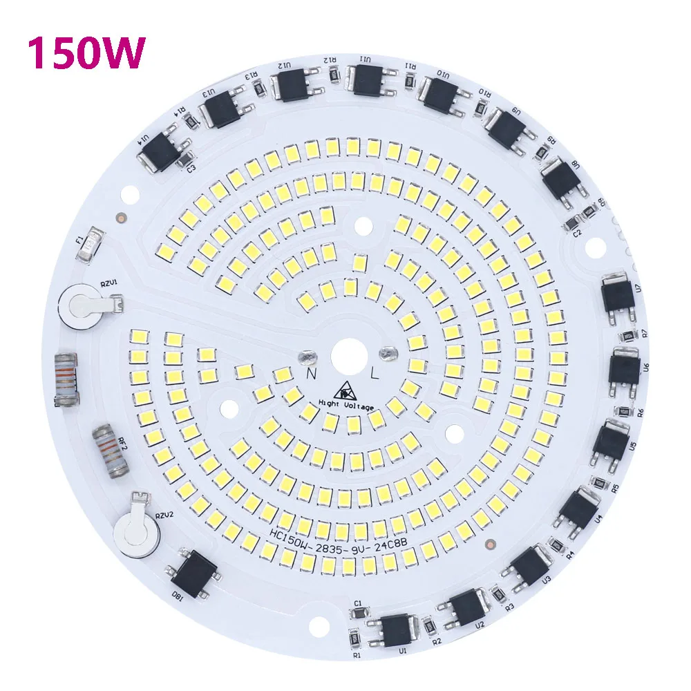 Chips LED Cob 220V, potencia completa 200W 50W, sin necesidad de controlador, fuente de luz, placa de fuente de luz, lámparas Led lineales alrededor de Coldwhite - imagen 4