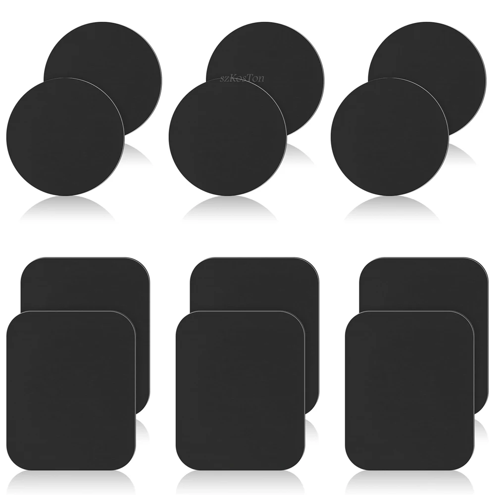 Soporte magnético para teléfono móvil, adhesivo de Metal para escritorio, soporte Universal para placa de teléfono móvil, soporte de montaje para coche - imagen 2