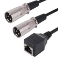 RJ45 F to XLR 2M