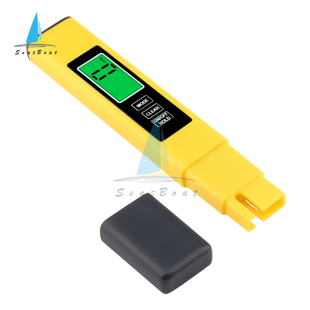 Detector Digital de calidad del agua, multifunción, portátil, 3 en 1, TDS/conductividad de la EC, bolígrafo de Prueba de Temperatura, pantalla de retroiluminación - imagen 2