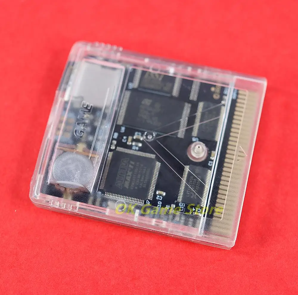 1 Juego para consola de juegos GB GBC GBP, cartucho de tarjeta de juego EDGB Remix, instalación de 2700 juegos con tarjeta de memoria 4G