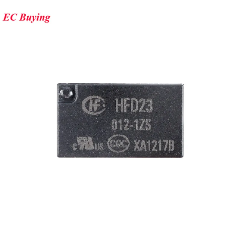 5 uds/1 ud HFD23 Mini relés HFD23-005-1ZS 012-1ZS 024-1ZS 24V DC 12V 5V 6Pin Ultra pequeño relé de potencia altamente sensible Rele - imagen 5