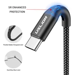 Cable USB-C USLION carga rápida Samsung Xiaomi POCO