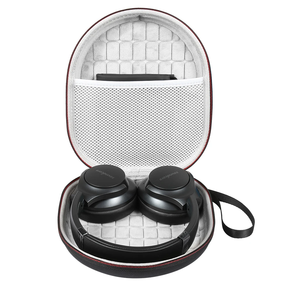 Anker-estuche rígido para caja de auriculares inalámbricos con Bluetooth Soundcore Life Q20, estuche de transporte, cubierta de almacenamiento portátil, nuevo, 2020 - imagen 2