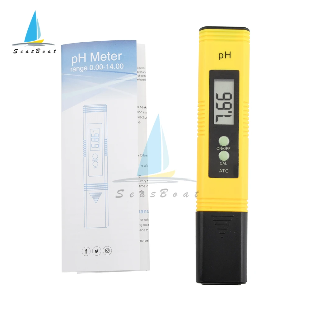 Medidor Digital de PH, EC, TDS, temperatura, pluma, pureza del agua, filtro PPM, hidropónico para acuario, Monitor de agua de piscina - imagen 2