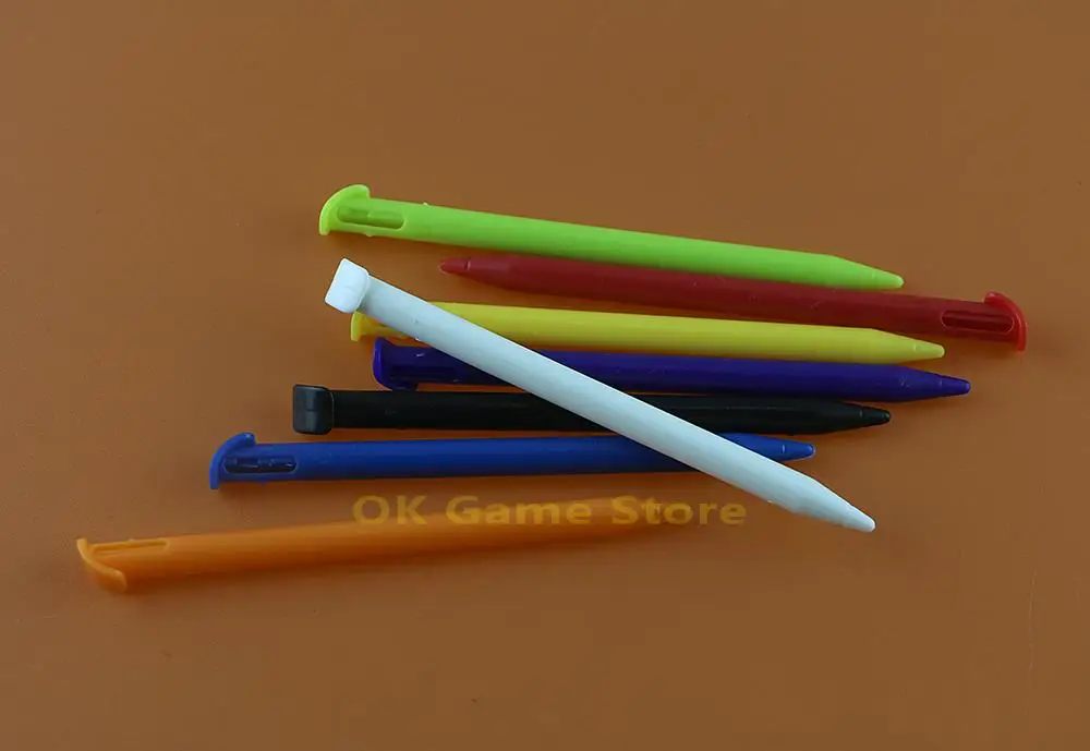 Lápiz óptico de plástico para pantalla táctil, alta calidad, varios colores, 3dsxl, 3dsll, nuevo, 3DS, XL, LL, 10 Uds./lote - imagen 3