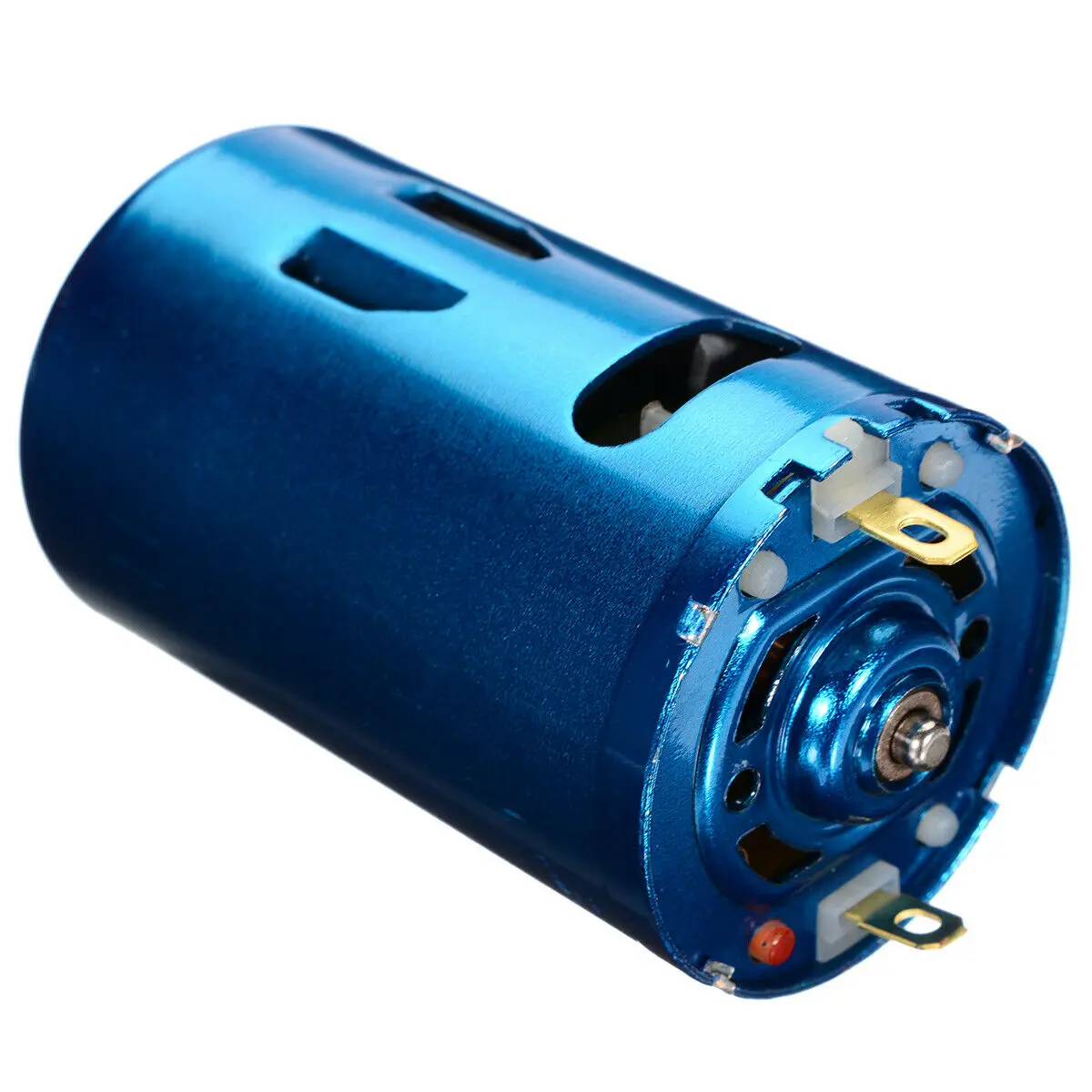 Mini DC 6V ~ 24V 30000RPM Motor azul de RS-550 de alto par de alta velocidad con ventilador de refrigeración de repuesto para coche RC barco modelo piezas DIY - imagen 2