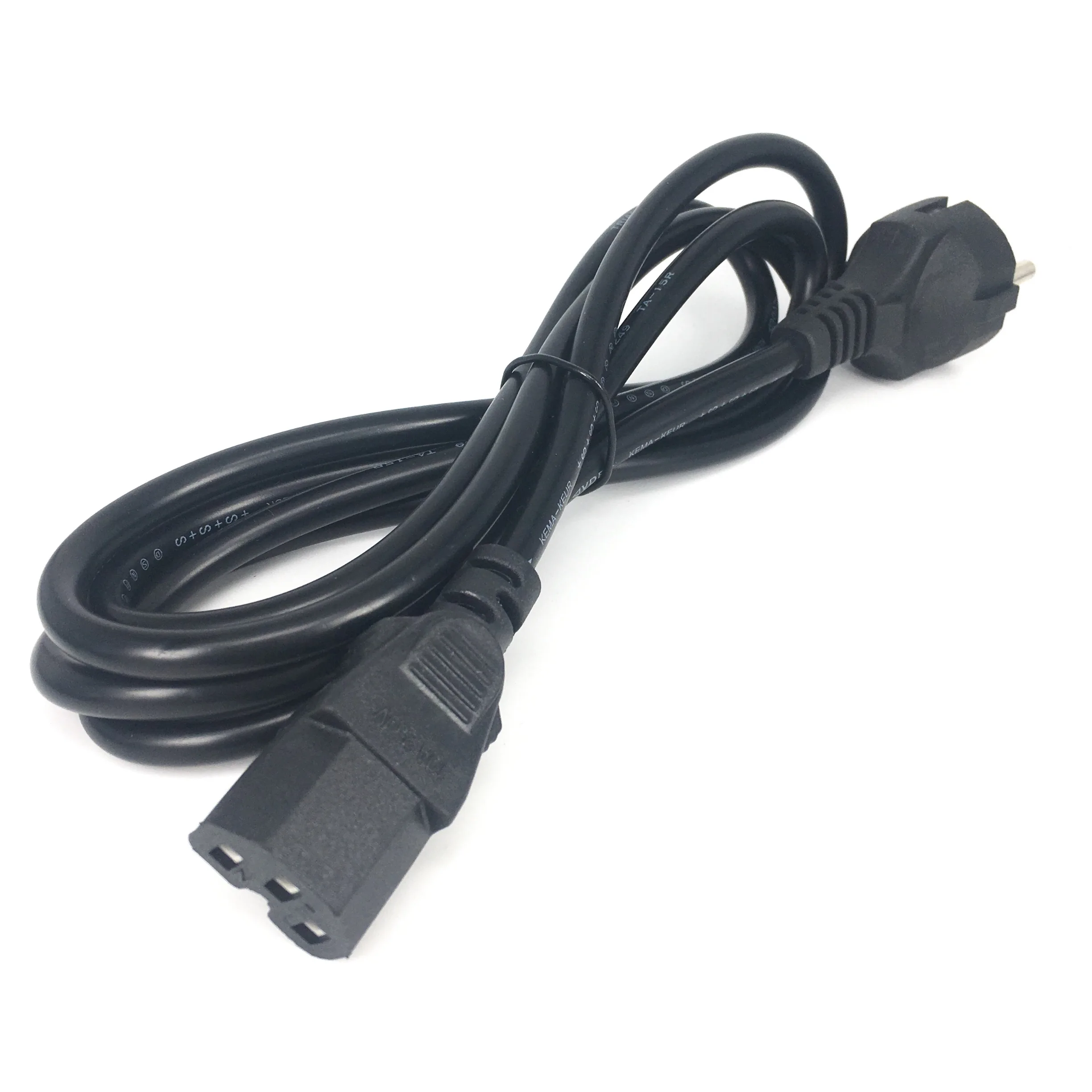 Bolantedz 1,8 m cables de alimentación Schuko UE, cable de alimentación Europa CEE7/7, cable de alimentación de UE a C15 para electrodomésticos - imagen 4