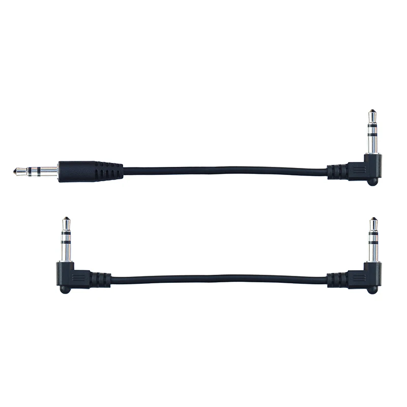 Cable auxiliar corto con enchufe de 3,5mm, Cable de Audio estéreo macho a macho en ángulo de 90 grados, Cable de Audio auxiliar para coche MP3/MP4, 15cm, 20cm, 30cm