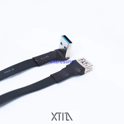 Xproto Series: Cable Alargador USB 3.0 Acodado para Cableado Oculto
